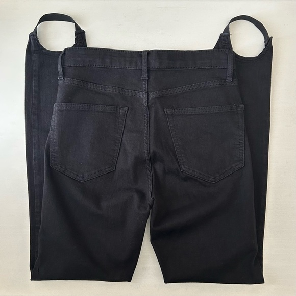 Topshop Black Jamie Stirrup Denim Leggings High Rise Stretchy Jeans Size 26 - Picture 12 of 14